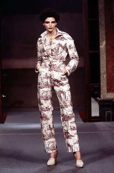 Vivienne Westwood S/S 1996 toile print pants — JAMES VELORIA